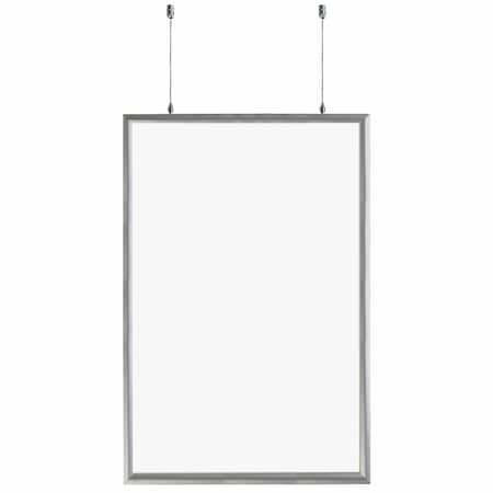 Azar Displays 24''W x 36''H Double-Sided Hanging Snap Frame 300416